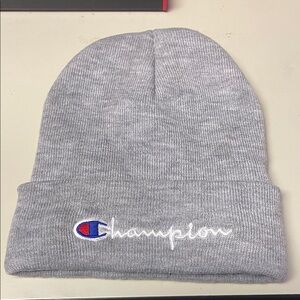 Champion Heather Gray Knit Hat